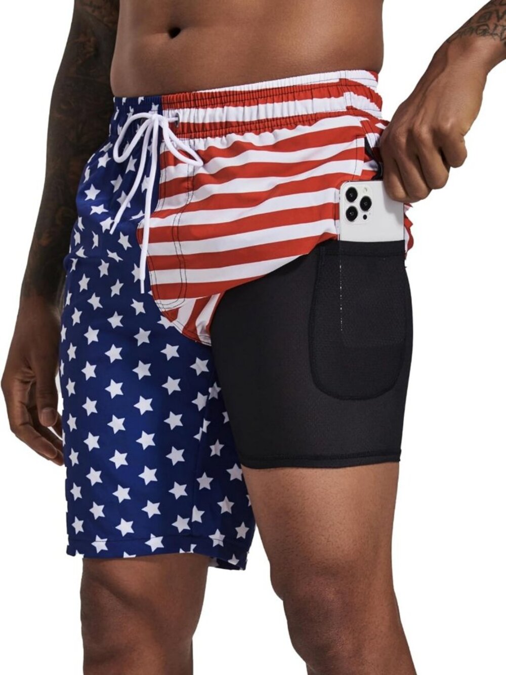 Men's 9" Swim Trunks | Stylish Bathing Suit Board Shorts for Beach & Pool